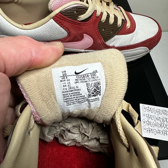 NWT 2021 NIKE AIR MAX 90 NRG “BACON” MENS SZ 10 DEADSTOCK OG ALL - Picture 8 of 16